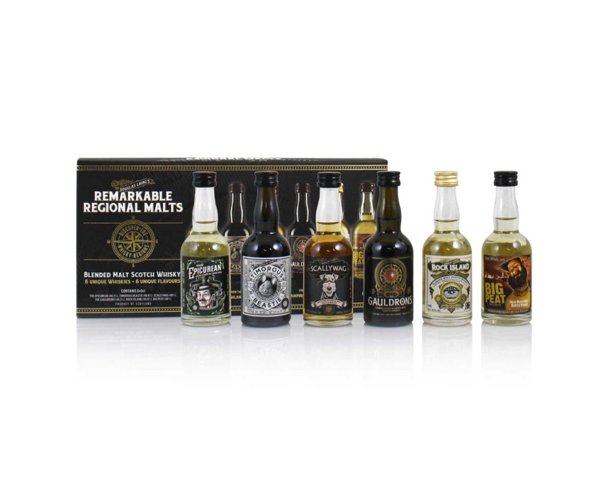 Remarkable Regional Malts 6x5cl Gift Pack